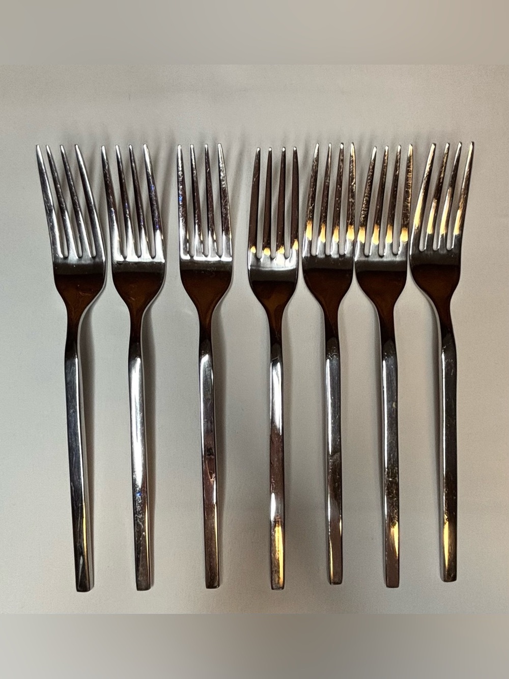 Villeroy & Boch NewWave Stainless Dinner Forks Set of 7